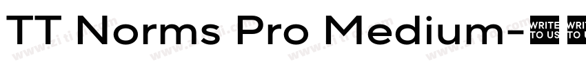TT Norms Pro Medium字体转换